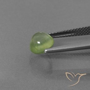 Prehnite Giallo verde naturale da 2.11 ct, Ovale, Trasparente