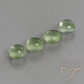5.38ctw Naturale Giallo verde Prehnite, Rotondo, Trasparente