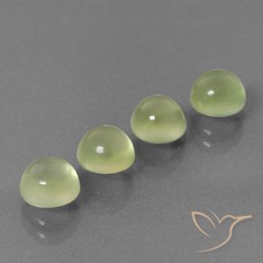 5.60ctw Naturale Giallo chiaro Prehnite, Rotondo, Trasparente