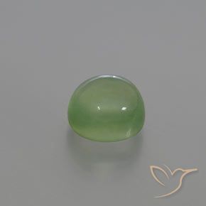 Prehnite Verde giallastro naturale da 3.24 ct, Ovale, Trasparente