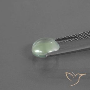 Prehnite Verde molto chiaro naturale da 1.98 ct, Rotondo, Trasparente