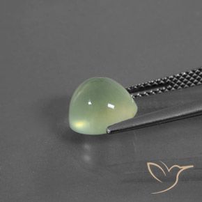 Prehnite Giallo verde naturale da 3.24 ct, Rotondo, Trasparente/Traslucido