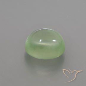 Prehnite Verde lime chiaro naturale da 2.89 ct, Ovale, Trasparente/Traslucido