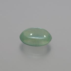 Prehnite Verde chiaro naturale da 1.95 ct, Taglio ovale, Trasparente