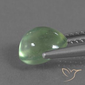 Prehnite Verde medio naturale da 2.14 ct, Ovale, Trasparente