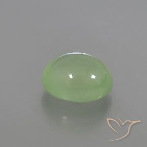 Prehnite Verde lime chiaro naturale da 2.81 ct, Ovale, Trasparente/Traslucido