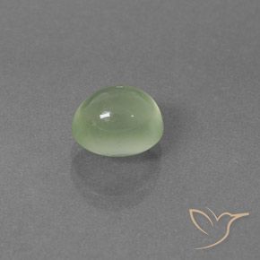 Prehnite Verde chiaro naturale da 2.33 ct, Ovale, Trasparente/Traslucido
