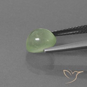Prehnite Verde chiaro naturale da 2.33 ct, Ovale, Trasparente/Traslucido