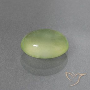 Prehnite Giallo verde naturale da 2.66 ct, Ovale, Trasparente/Traslucido
