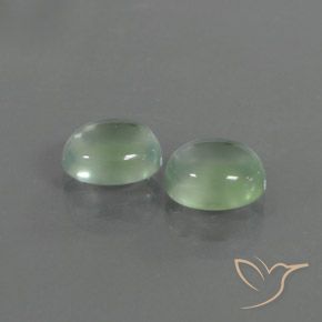 Gemme di Prehnite Verde caldo naturale da 3.82 ct, Ovale, Trasparente