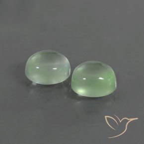 Gemme di Prehnite Verde molto chiaro naturale da 4.73 ct, Ovale, Trasparente
