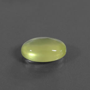 Prehnite naturale verde da 4,46 ct, trasparente, trasparente/traslucido