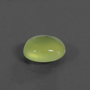 Prehnite Verde oliva naturale da 4.38 ct, Trasparente, Trasparente/Traslucido