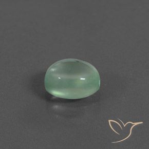 Prehnite Menta verde naturale da 2.10 ct, Ovale, Trasparente