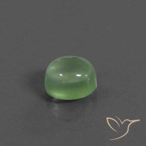 Prehnite Verde giallastro naturale da 2.41 ct, Ovale, Trasparente/Traslucido