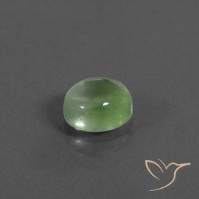 Prehnite Verde giallastro naturale da 2.06 ct, Ovale, Trasparente