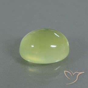Prehnite Giallo chiaro naturale da 2.74 ct, Ovale, Trasparente/Traslucido