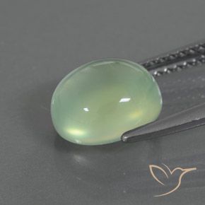 Prehnite Giallo verde naturale da 2.63 ct, Ovale, Trasparente/Traslucido