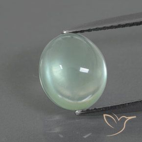 2.69ct Naturale Verde molto chiaro Prehnite, Ovale, Trasparente