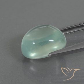 Prehnite Verde molto chiaro naturale da 2.69 ct, Ovale, Trasparente