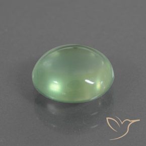 Prehnite Verde chiaro naturale da 2.25 ct, Ovale, Trasparente