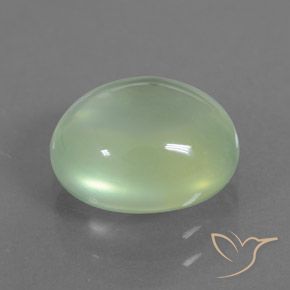Prehnite Giallo verde naturale da 2.91 ct, Ovale, Trasparente/Traslucido