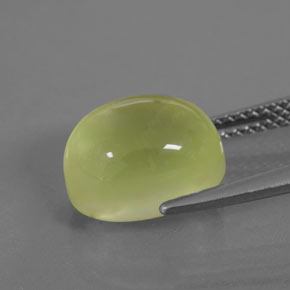 Prehnite Giallo chiaro naturale da 5.33 ct, Trasparente, Trasparente/Traslucido