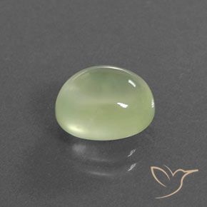 Prehnite Verde lime naturale da 3.62 ct, Ovale, Trasparente/Traslucido