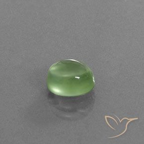 Prehnite Verde giallastro naturale da 2.05 ct, Ovale, Trasparente/Traslucido