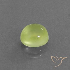 Prehnite Giallo chiaro naturale da 2.97 ct, Ovale, Trasparente/Traslucido