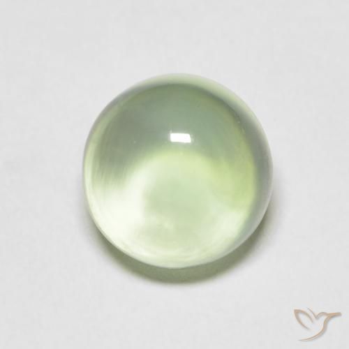 2.34ct Naturale Verde chiaro Prehnite, Rotondo, Trasparente