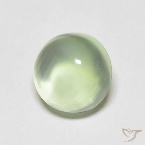 Prehnite Verde chiaro naturale da 2.34 ct, Rotondo, Trasparente