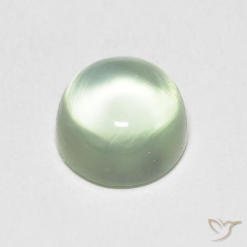 Prehnite Verde chiaro naturale da 2.34 ct, Rotondo, Trasparente