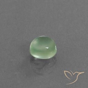 Prehnite Verde chiaro naturale da 2.26 ct, Rotondo, Trasparente