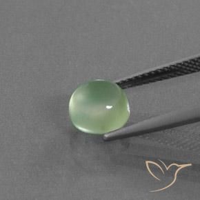 Prehnite Verde chiaro naturale da 2.26 ct, Rotondo, Trasparente