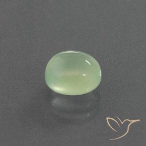 Prehnite Giallo verde naturale da 2.50 ct, Ovale, Trasparente/Traslucido