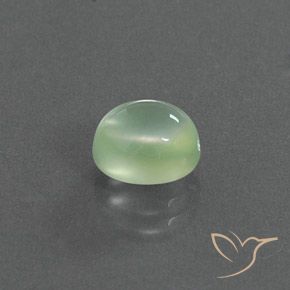 Prehnite Verde Giallastro chiaro naturale da 2.34 ct, Ovale, Trasparente/Traslucido