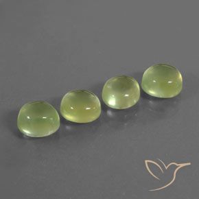 6.69ctw Naturale Giallo Limone Chiaro Prehnite, Ovale, Trasparente