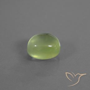 Prehnite Giallo verde naturale da 2.62 ct, Ovale, Trasparente