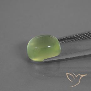 Prehnite Giallo verde naturale da 2.62 ct, Ovale, Trasparente