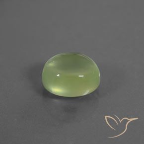 Prehnite Verde medio naturale da 2.98 ct, Ovale, Trasparente