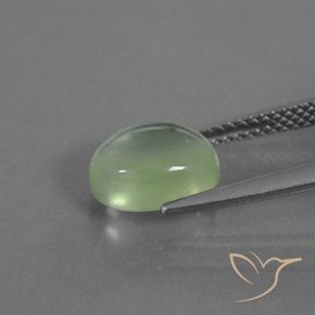 Prehnite Verde molto chiaro naturale da 2.70 ct, Ovale, Trasparente
