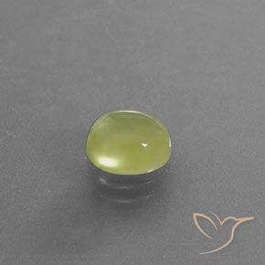 Prehnite Giallo chiaro verdastro naturale da 2.38 ct, Ovale, Trasparente/Traslucido