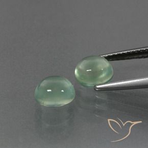 Gemme di Prehnite Menta chiara naturale da 2.53 ct, Ovale, Trasparente