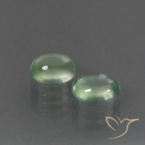Gemme di Prehnite Verde chiaro naturale da 3.59 ct, Ovale, Trasparente
