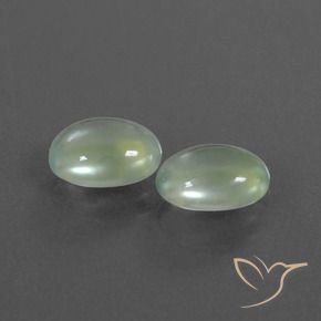 Gemme di Prehnite Giallo chiaro Verde naturale da 2.66 ct, Ovale, Trasparente
