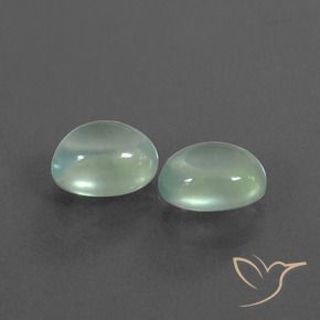 Gemme di Prehnite Verde Pera Chiaro naturale da 2.74 ct, Ovale, Trasparente
