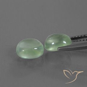 Gemme di Prehnite Giallo chiaro Verde naturale da 2.76 ct, Ovale, Trasparente