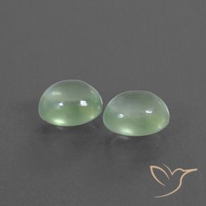 Gemme di Prehnite Giallo chiaro Verde naturale da 2.56 ct, Ovale, Trasparente