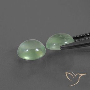 Gemme di Prehnite Giallo chiaro Verde naturale da 2.56 ct, Ovale, Trasparente